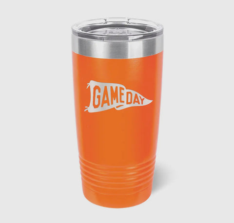 Orange Game Day Tumbler
