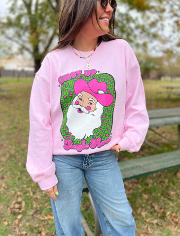 Giddy Up Santa Sweatshirt