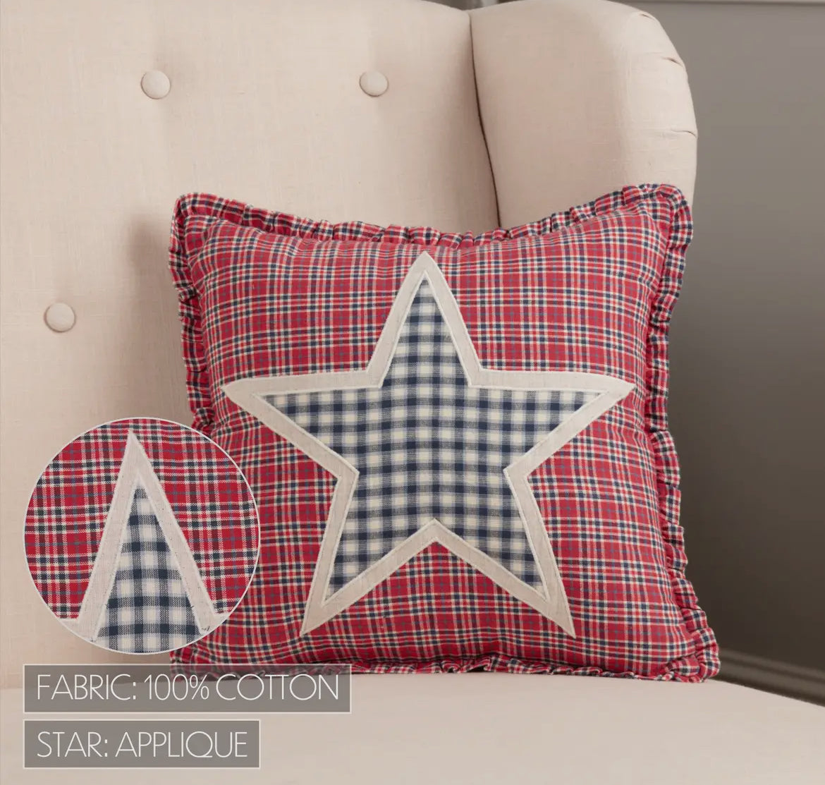 Star Pillow 12x12