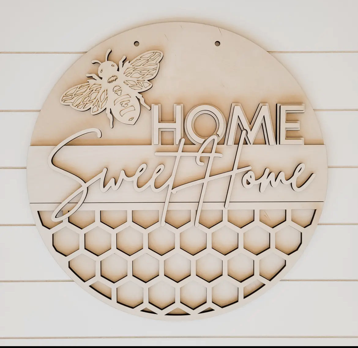 Home Sweet Home 16” DIY Door Hanger l