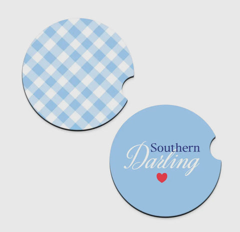 Southern Darling Car Coaster Set