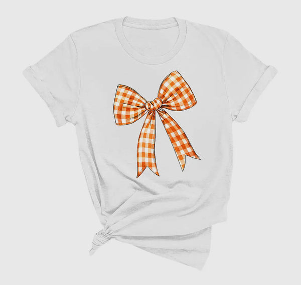 Bow Check Tee