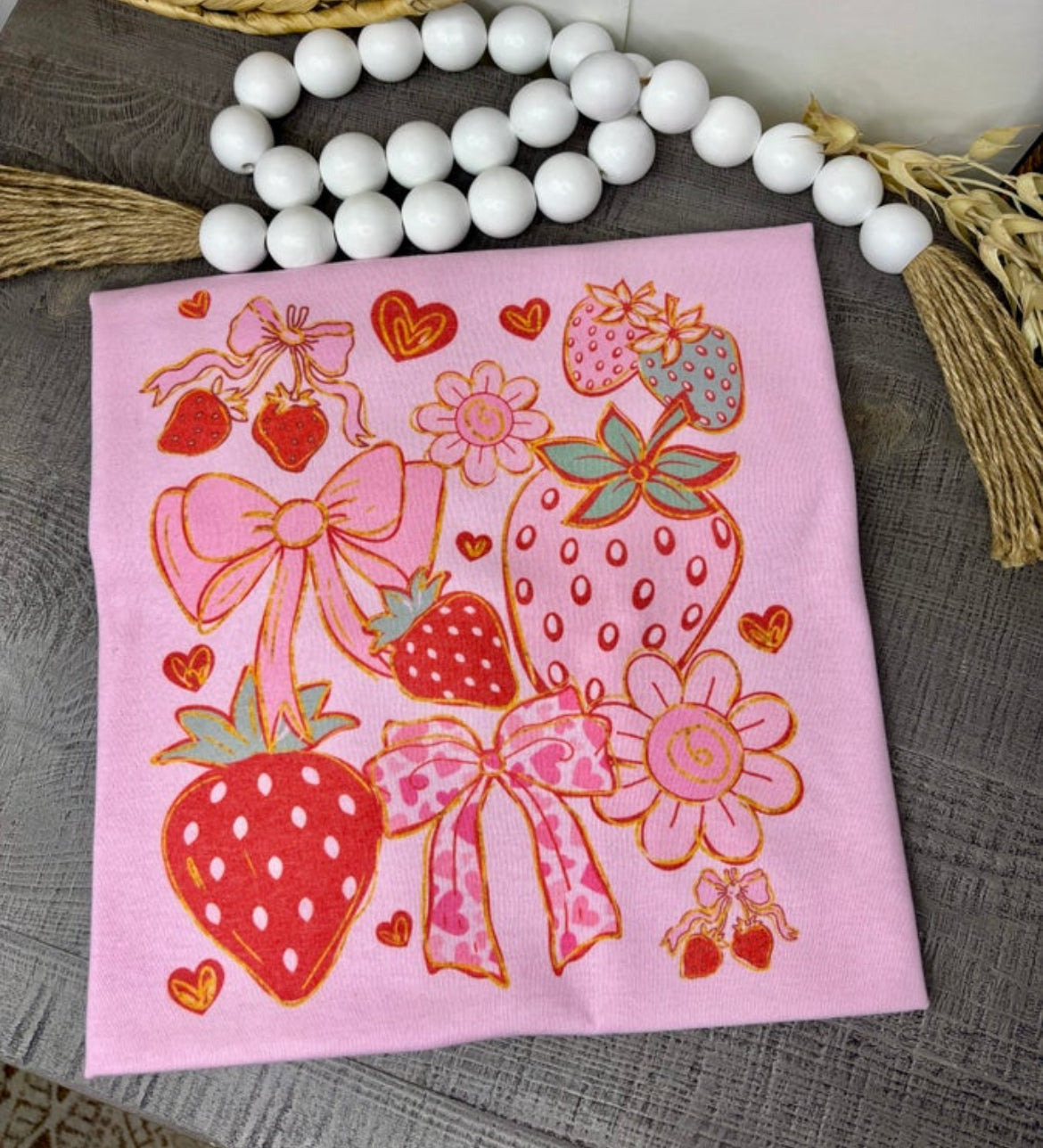 Strawberries & Bows TShirt