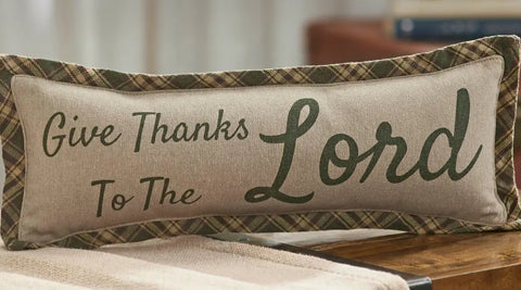 Give Thanks to the Lord Pillow