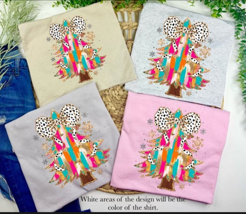 Colorful Xmas Tree TShirt