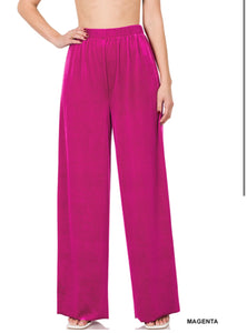 Pink Velvet Pants