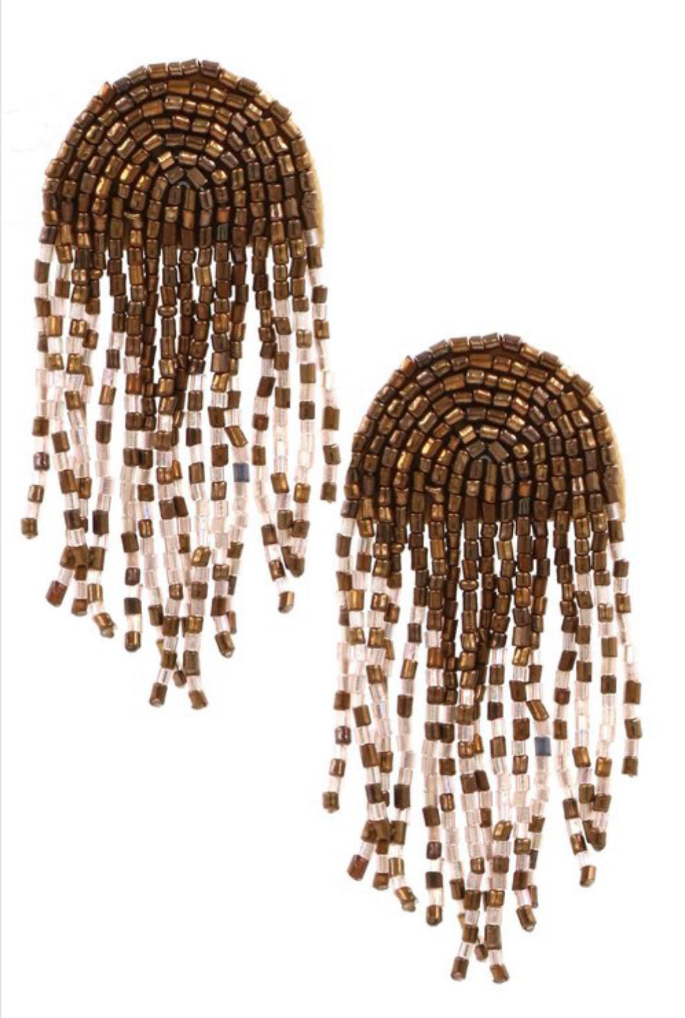 Bronze Tassel Earrings