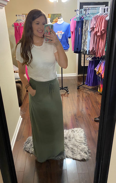 Maxi Skirt with Pockets