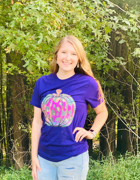 Glitter Pumpkin Tee