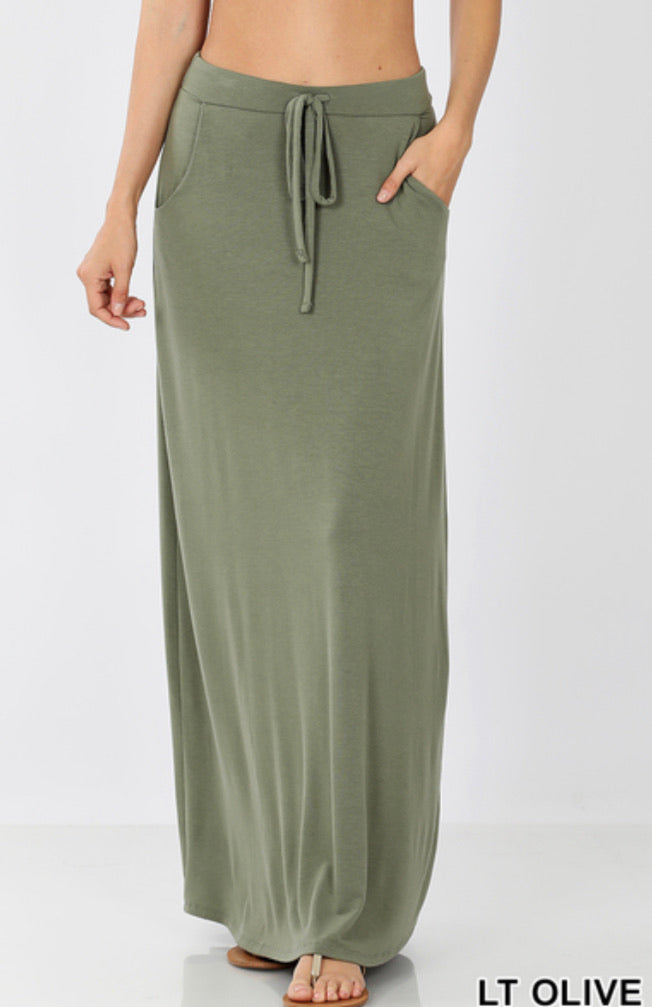 Maxi Skirt with Pockets