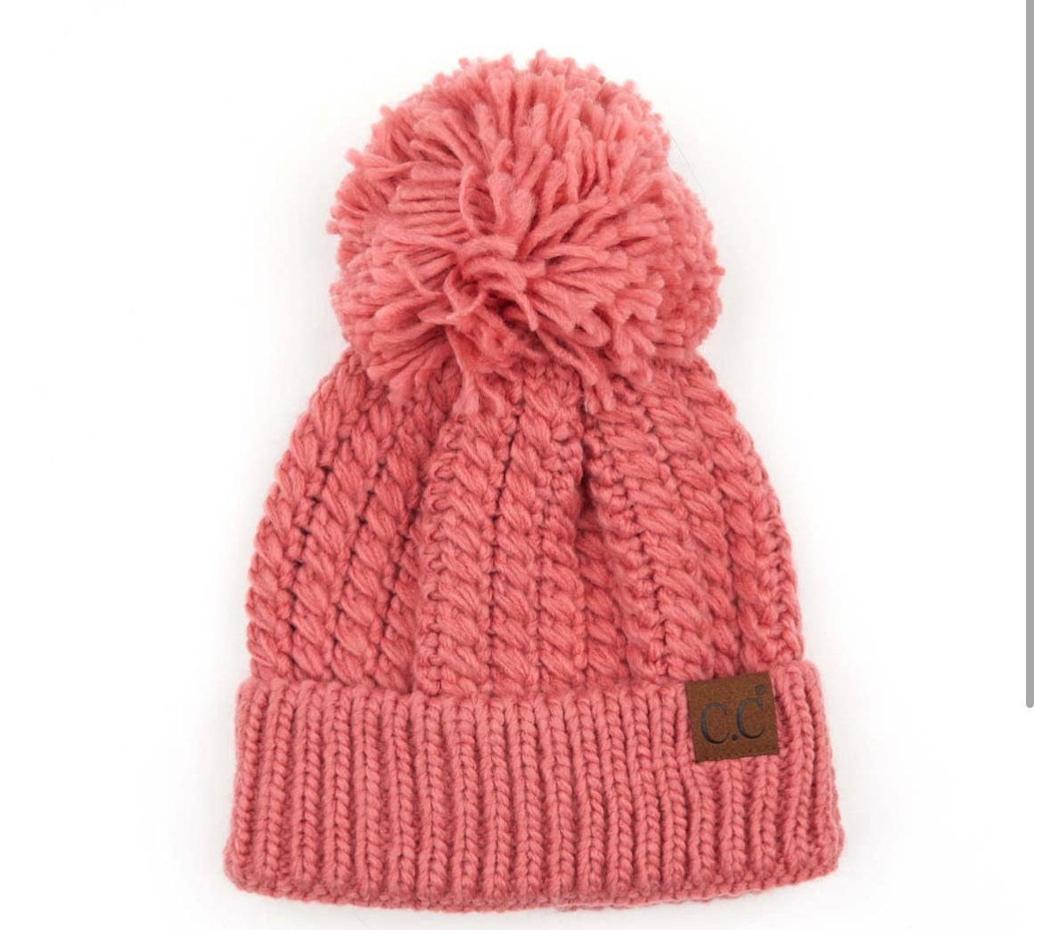 A68 CC Cable Knit Beanie