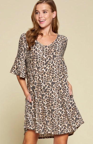 Leopard Bell Dress