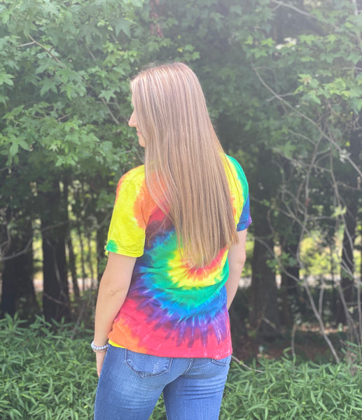 V Neck Tie Dye TShirt