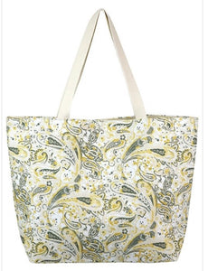 Paisley tote bag