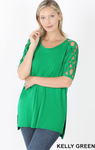 Lattice Sleeve Tunic