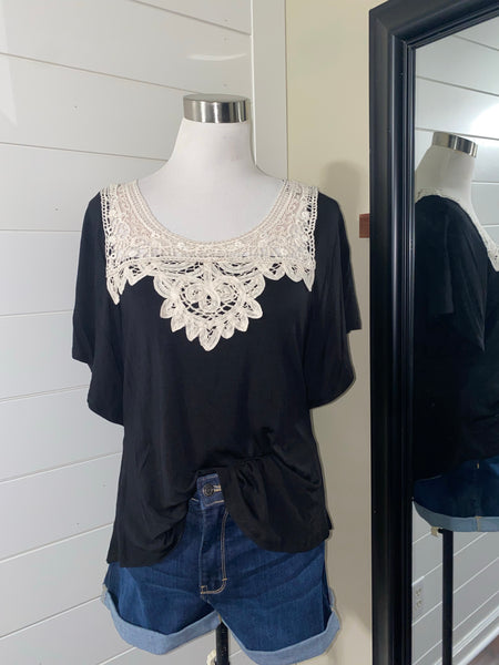 Madison Lace Trim Tunic