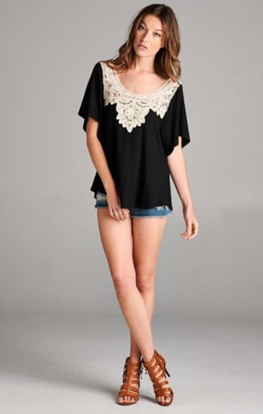 Madison Lace Trim Tunic