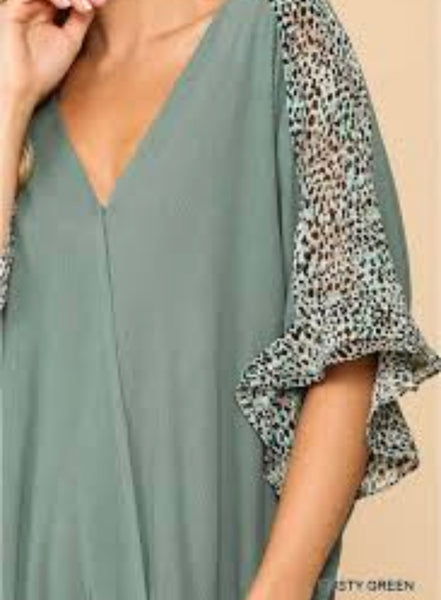 149 Dusty Green Top