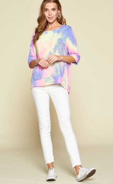 Tie Dye Dolman Top