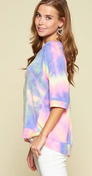 Tie Dye Dolman Top