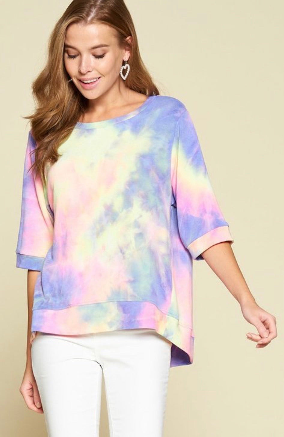 Tie Dye Dolman Top