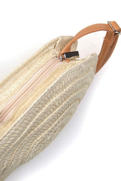 Round Bead Straw Bag