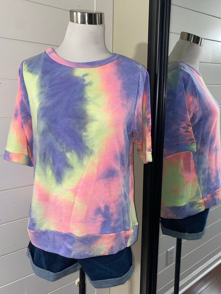 Tie Dye Dolman Top