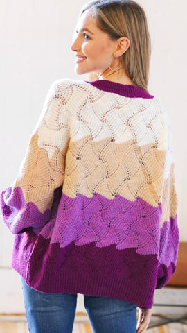 C923 Purple Cardigan