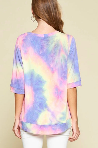 Tie Dye Dolman Top