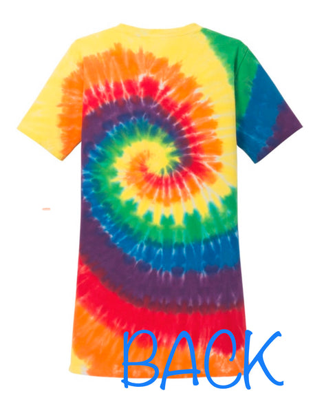 V Neck Tie Dye TShirt